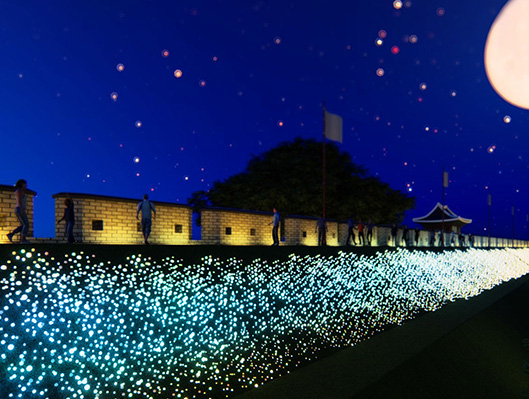 빛의 산책로, 수원화성