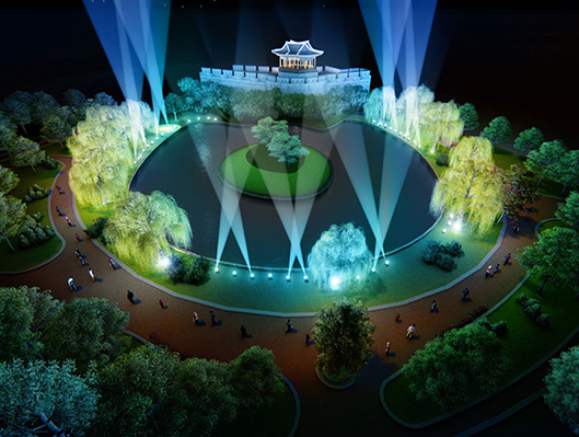 빛의 산책로, 수원화성