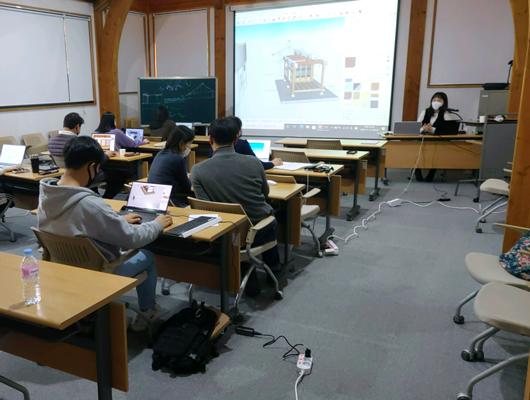 한옥 3D스케치업 모델링 교육