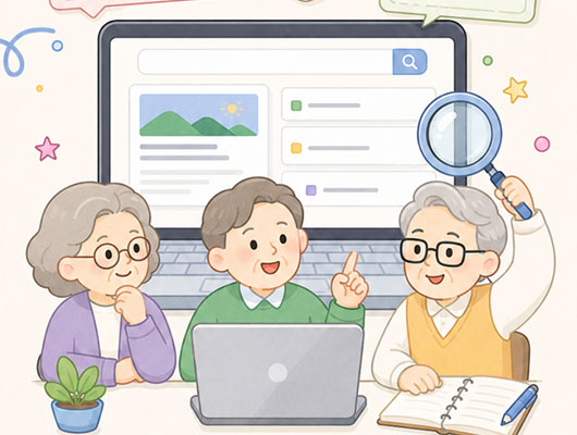 2026년  수원시미디어센터 여름방학(7~8월) 미디어교육 장면 그림