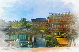 팔달사 관련 장소 그림
