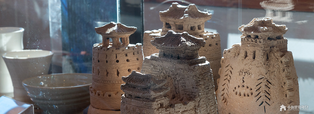 화서사랑채 전시 작품 모습입니다.